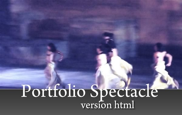 Portfolio Spectacle, version Flash